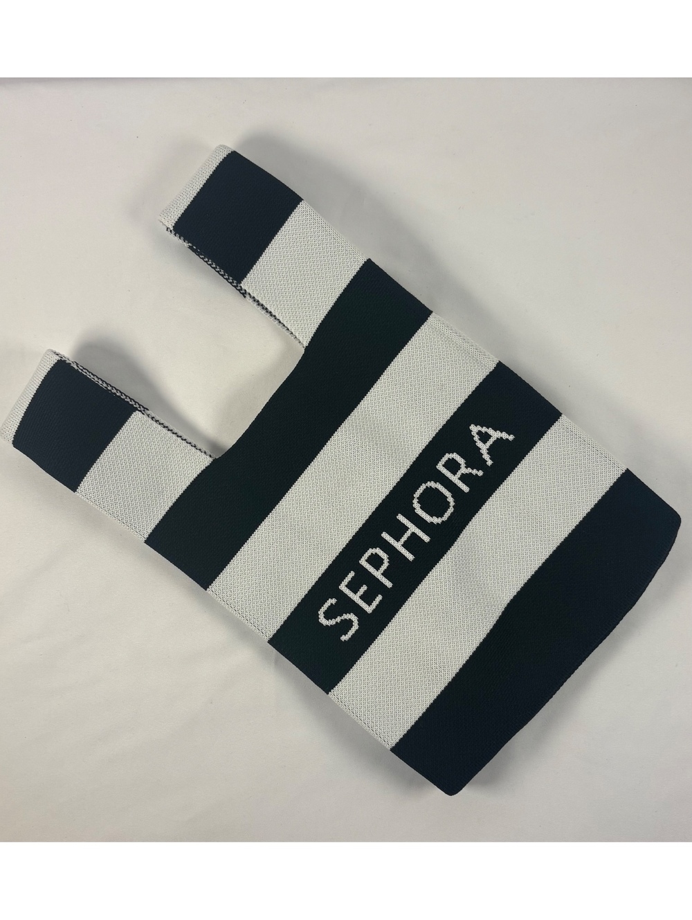 Classic Sephora Brand Small Striped Tote Bag